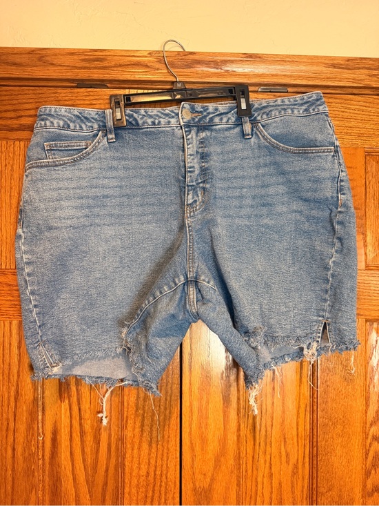 Ava & Viv Pants - Ava & Viv High Rise Relaxed Denim Shorts